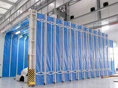 移動(dòng)伸縮噴漆房